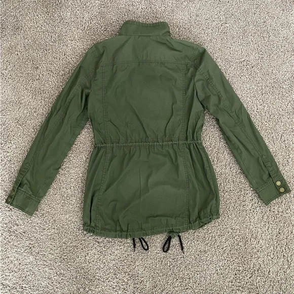 Express Olive Green Utility Jacket Women’s XS - Picture 2 of 7